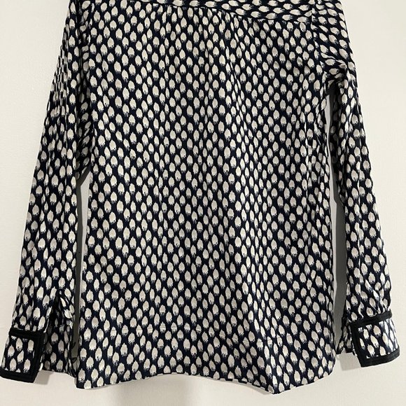 J.Crew Print Tunic Top Size 2 - Picture 7 of 7